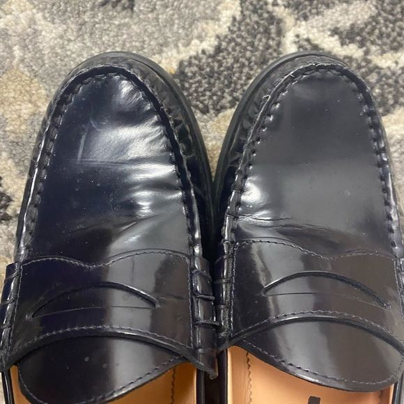 J. Crew Black Leather Loafers - Picture 3 of 8